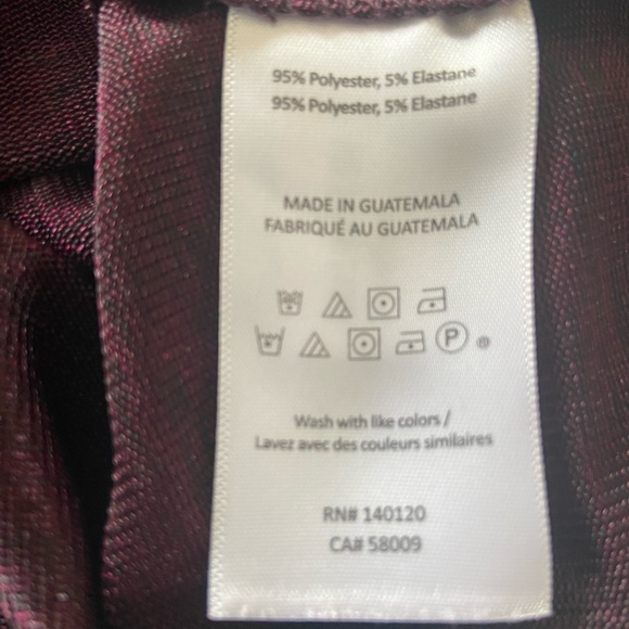 Stella & dot The Renegade Top burgundy new with tags small size - Picture 6 of 8